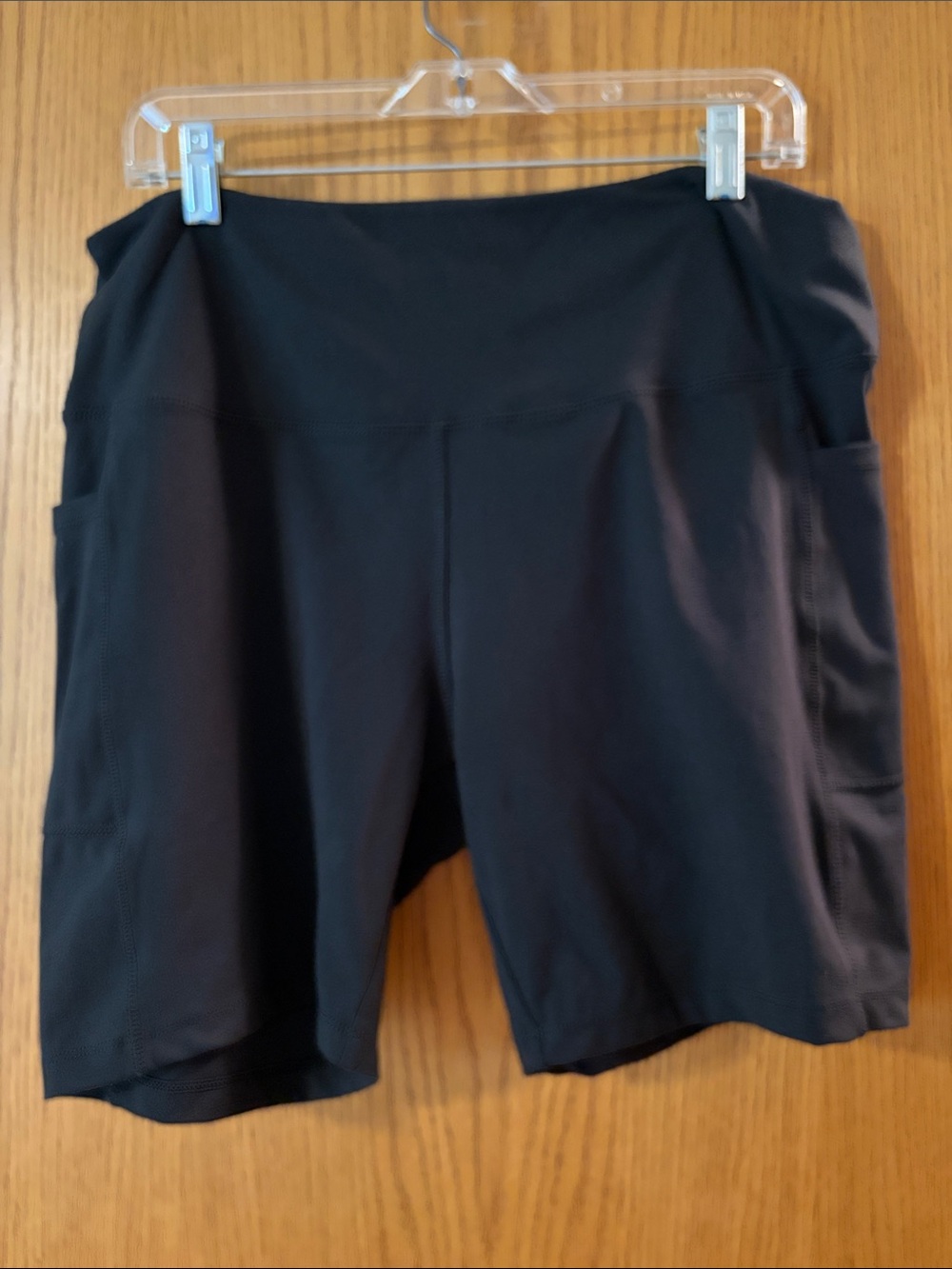 Danskin Black Women's Bike Shorts with Side Pockets